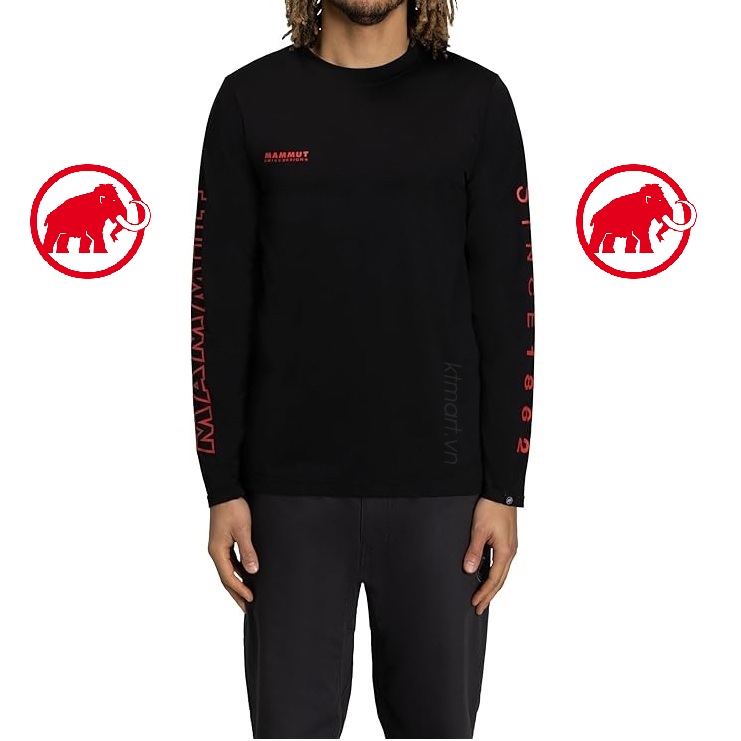 Mammut Logo Print Longsleeve T-Shirts AF Men 1016-01030 size 2XL, 3XL
